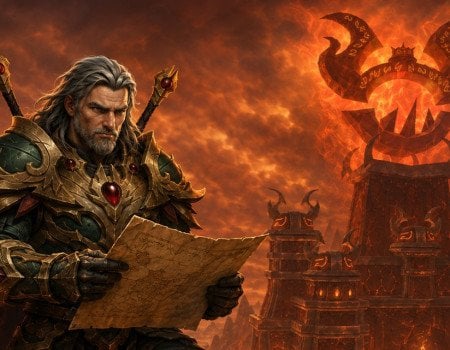 My Wow Character on Mount Hyjal