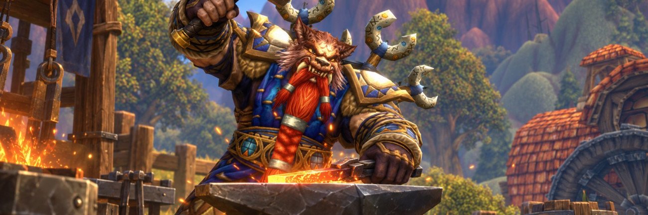 Dwarven Blacksmith in Wow Forever Cover Image for the Best Professions in Wow Forever