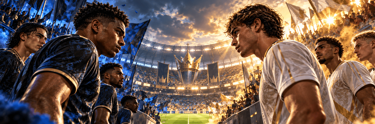 Soccer Players Facing Each Other Cover Image for FC 27 Division RIvals Guide