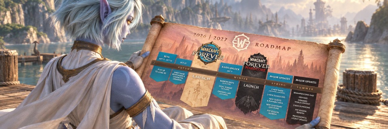 Read WoW Forever Roadmap for 2026
