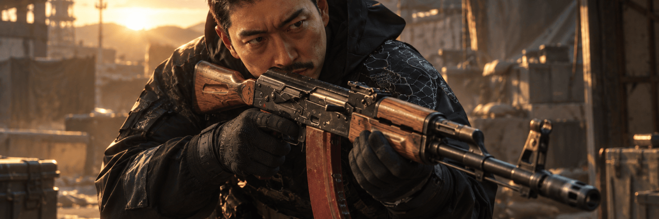 MW4 Operator with Kastov 74 Gun Cover Image for MW4 Best Weapons Tier List