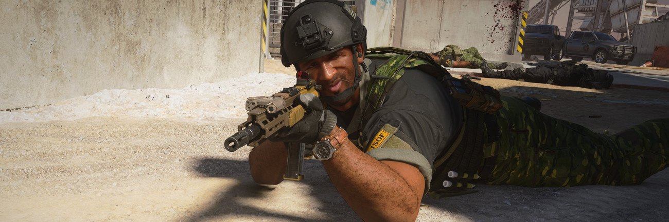 Operator Prone with M4 in CoD MW4 Cover Image for Best Modern Warfare 4 Loadouts