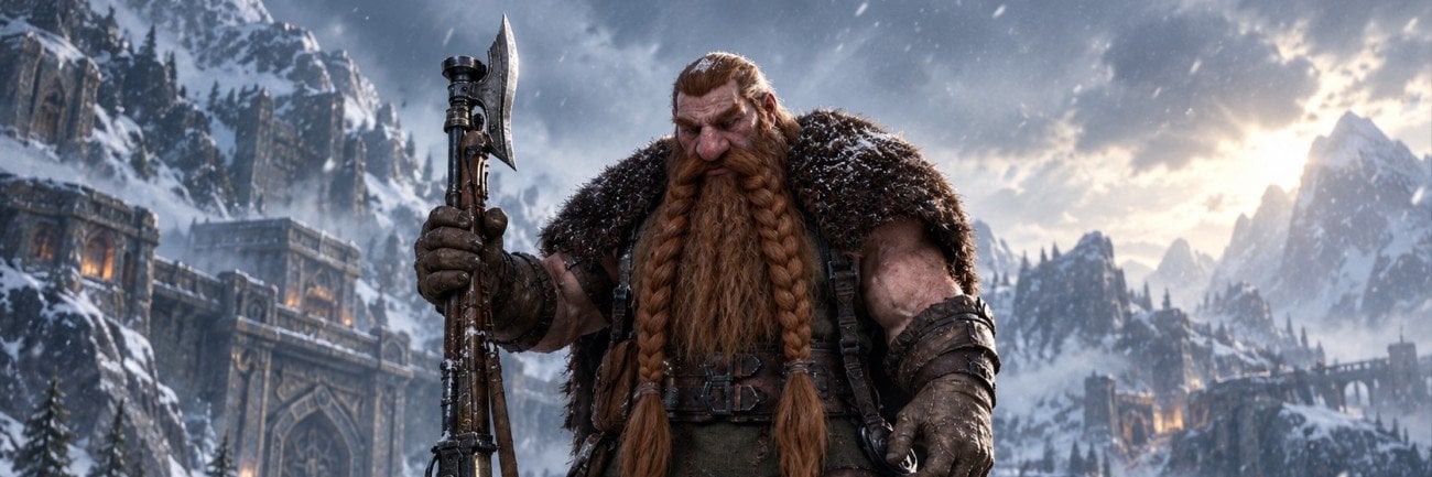 Cinematic Image of Dwarven Hunter in WoW Forever WoW Forever Hunter Guide Cover Image