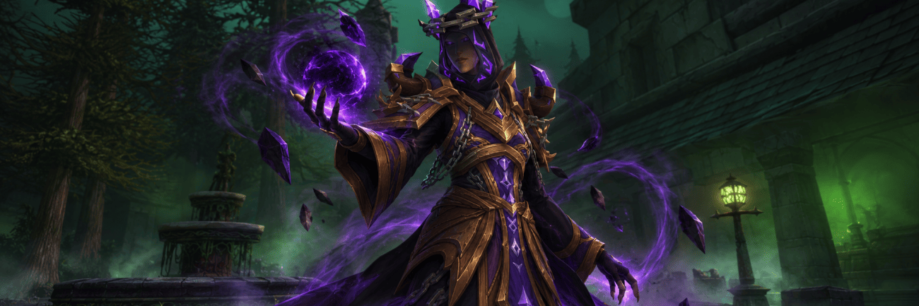 WoW Forever Warlock Among Ruins Cover for Warlock Guide for WoW Forever